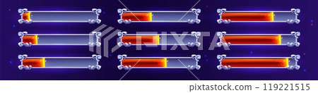 Progress bar loading steps 119221515