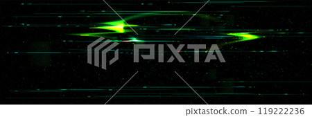 Green glitch screen bg. Vhs tv noise effect vector 119222236