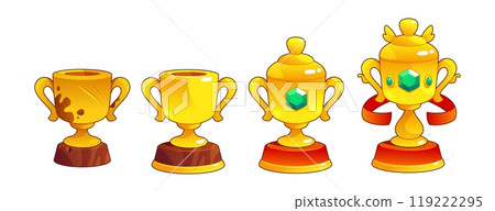 Set of game winner rank cups Set of game winner rank cups 119222295
