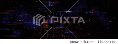 Glitch game effect tv screen with pixel texture 119222349