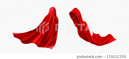 Red superhero cloak set 119222350