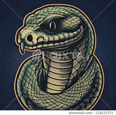 Snake background black Snake background black 119222751