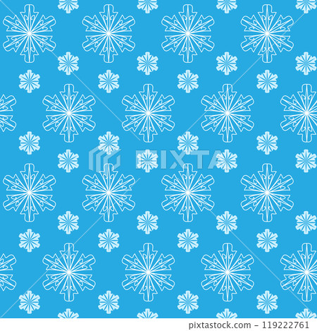 Snowflakes seamless pattern Snowflakes seamless pattern 119222761