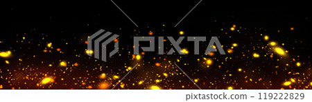 Golden firefly light, magic glow effect vector Golden firefly light, magic glow effect vector 119222829