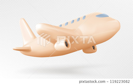 Isolated 3d plane vector, jet flight and travel Isolated 3d plane vector, jet flight and travel 119223082