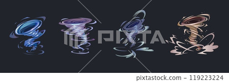 Tornado cartoon collection 119223224