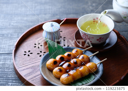 日式甜點禦手洗團子 日式甜點禦手洗團子 119223875