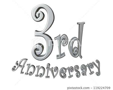 3DCG 角色「3rd Anniversary/3rd Anniversary」銀、銀 119224709
