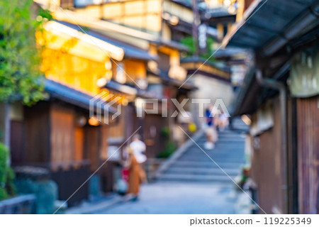 日本房屋街景 京都二年坂街景 119225349