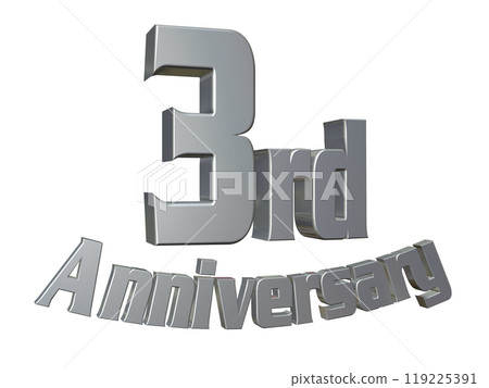 3DCG 角色「3rd Anniversary/3rd Anniversary」銀、銀 3DCG 角色「3rd Anniversary/3rd Anniversary」銀、銀 119225391