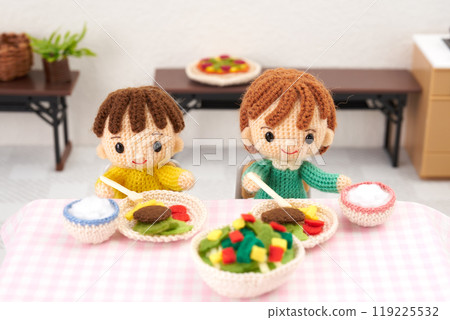 Amigurumi娃娃兒童食堂形象 119225532