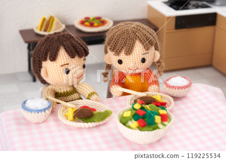 Amigurumi娃娃兒童食堂形象 119225534