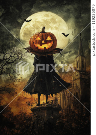 Halloween mystery concept, Generative AI 119226079