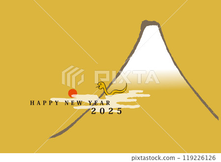 2025 富士山新年賀卡 119226126