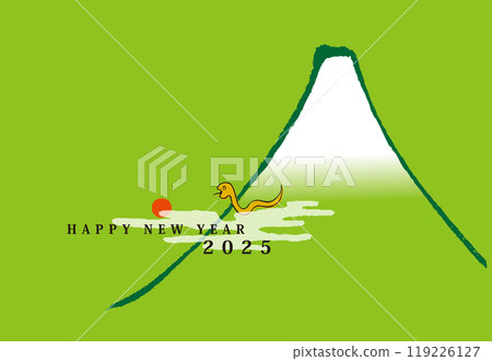 2025 富士山新年賀卡 119226127