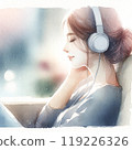 聽音樂的女人① 119226326