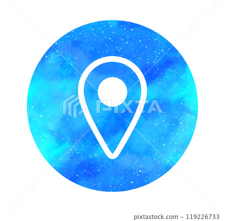 淺藍色星空|地圖圖標 119226733