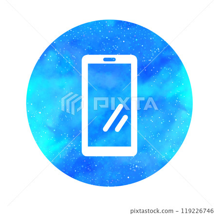 淺藍色星空|簡約智慧型手機 淺藍色星空|簡約智慧型手機 119226746