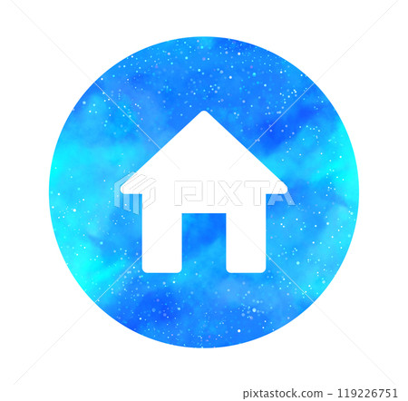 淺藍色星空|主頁圖標 119226751