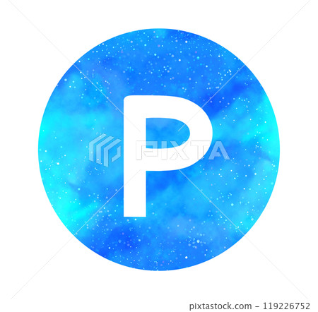 淺藍色星空|簡單P標 119226752