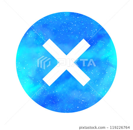 淺藍色星空|X標記 淺藍色星空|X標記 119226764