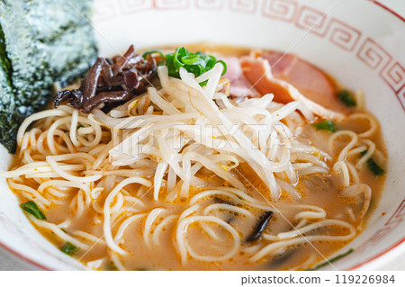 Hakata specialty: Tonkotsu ramen Hakata specialty: Tonkotsu ramen 119226984