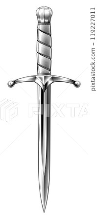 Dagger Medieval Knight Knife Sword Vintage Woodcut Dagger Medieval Knight Knife Sword Vintage Woodcut 119227011