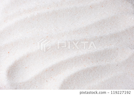 Natural Himalayan Pink Salt Fine Ground Abstract Texture Background 119227192