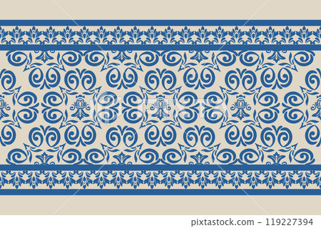 Floral damask fabric patterns for Cross Stitch, carpets and cloth Floral damask fabric patterns for Cross Stitch, carpets and cloth 119227394