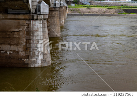 A swollen river 119227563
