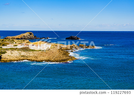Sea coast landscape in Spain 119227693