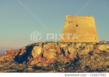 Mesa Roldan tower, Cabo de Gata, Spain Mesa Roldan tower, Cabo de Gata, Spain 119227991