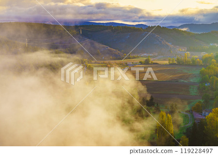 Aguilar de Campoo in Spain. Aguilar de Campoo in Spain. 119228497