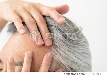 Hair care: Gray hair Hair care: Gray hair 119229413