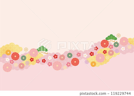 蛇年-新年賀卡模板 5-3 向量 蛇年-新年賀卡模板 5-3 向量 119229744