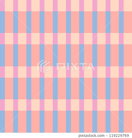 Retro preppy striped seamless pattern. Trendy preppy pink pattern. 119229769