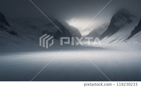 glaciers of the arctic ocean beautiful landscape 119230233