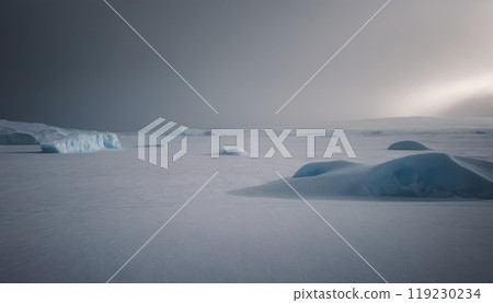 glaciers of the arctic ocean beautiful landscape 119230234