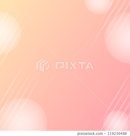 方形背景漸層和圓形模糊和粉紅色線條 119230486