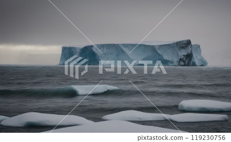 glaciers of the arctic ocean beautiful landscape 119230756