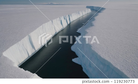 glaciers of the arctic ocean beautiful landscape 119230773