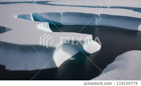 glaciers of the arctic ocean beautiful landscape glaciers of the arctic ocean beautiful landscape 119230778