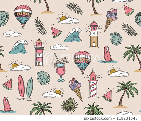 pattern, seamless, tropical 119231545