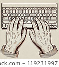Hit the keyboard 119231997