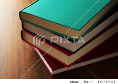 A stacked book A stacked book 119232093