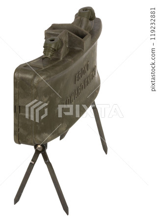M18 Claymore mine is a directional anti-personnel mine developed for the United States Armed Forces. 119232881