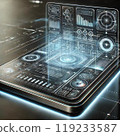Futuristic digital device 119233587
