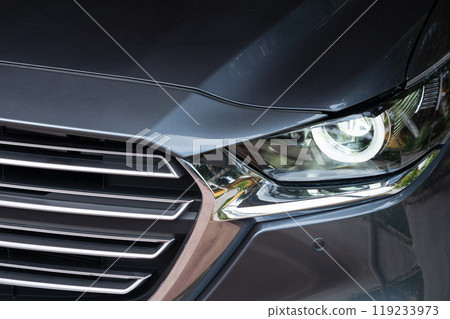 Modern truck car headlamp 119233973