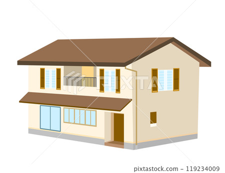 典型的日式二層住宅 典型的日式二層住宅 119234009