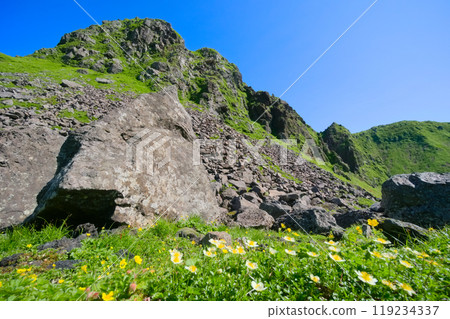 Mount Otoko of Mount Akita-Komagatake seen from the south 119234337